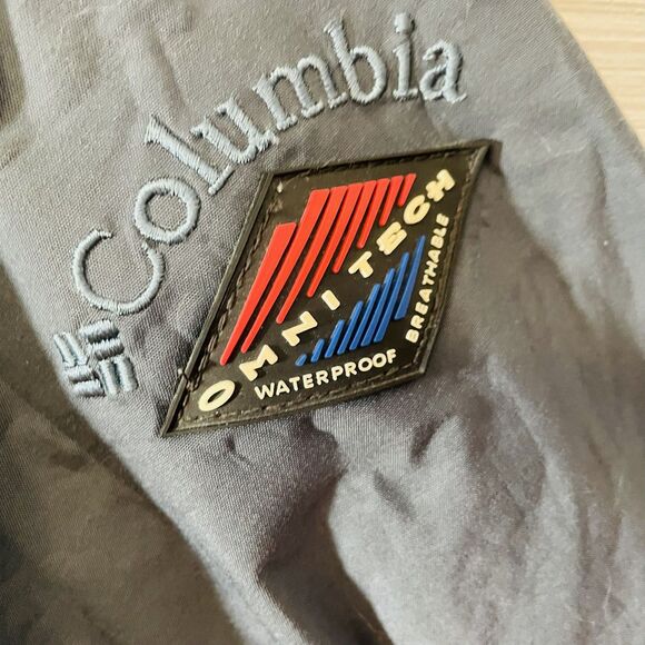 Columbia Omnitech Jacket Women's Small Blue Packaway Hood - Picture 9 of 16